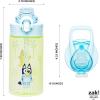 image:imageZak Designs Disney Pixar Toy Story Sage Kids Water Bottle For School or Travel 16oz Durable Plastic Water Bottle With Straw Handle and LeakProof PopUp Spout Cover Woody amp FriendsBluey Bluey  Bingo