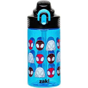 image:imageZak Designs Disney Pixar Toy Story Sage Kids Water Bottle For School or Travel 16oz Durable Plastic Water Bottle With Straw Handle and LeakProof PopUp Spout Cover Woody amp FriendsSpidey Spidey and His Amazing Friends