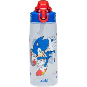 image:imageZak Designs Disney Pixar Toy Story Sage Kids Water Bottle For School or Travel 16oz Durable Plastic Water Bottle With Straw Handle and LeakProof PopUp Spout Cover Woody amp FriendsSonic
