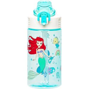 image:imageZak Designs Disney Pixar Toy Story Sage Kids Water Bottle For School or Travel 16oz Durable Plastic Water Bottle With Straw Handle and LeakProof PopUp Spout Cover Woody amp FriendsDisney Princess Ariel  Jasmine