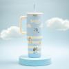image:imageZak Designs KPop Demon Hunters Sutton Travel Tumbler for On the Go 30oz Stainless Steel with Vacuum Insulation Silicone Straw and Carry Handle for Cold Drinks HuntrixBluey
