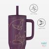image:imageZak Designs KPop Demon Hunters Sutton Travel Tumbler for On the Go 30oz Stainless Steel with Vacuum Insulation Silicone Straw and Carry Handle for Cold Drinks HuntrixHarry Potter