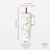 image:imageZak Designs KPop Demon Hunters Sutton Travel Tumbler for On the Go 30oz Stainless Steel with Vacuum Insulation Silicone Straw and Carry Handle for Cold Drinks HuntrixMickey Mouse
