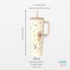 image:imageZak Designs KPop Demon Hunters Sutton Travel Tumbler for On the Go 30oz Stainless Steel with Vacuum Insulation Silicone Straw and Carry Handle for Cold Drinks HuntrixWinnie the Pooh