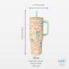 image:imageZak Designs KPop Demon Hunters Sutton Travel Tumbler for On the Go 30oz Stainless Steel with Vacuum Insulation Silicone Straw and Carry Handle for Cold Drinks HuntrixStitch