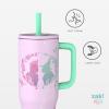 image:imageZak Designs KPop Demon Hunters Sutton Travel Tumbler for On the Go 30oz Stainless Steel with Vacuum Insulation Silicone Straw and Carry Handle for Cold Drinks HuntrixWicked