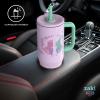 image:imageZak Designs KPop Demon Hunters Sutton Travel Tumbler for On the Go 30oz Stainless Steel with Vacuum Insulation Silicone Straw and Carry Handle for Cold Drinks HuntrixWicked