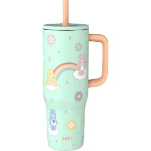 image:imageZak Designs KPop Demon Hunters Sutton Travel Tumbler for On the Go 30oz Stainless Steel with Vacuum Insulation Silicone Straw and Carry Handle for Cold Drinks HuntrixCare Bears