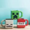 image:imageZak Designs Minecraft Mug Unique 3D Sculpted Ceramic Coffee Cup 3 Piece Set Collectible Keepsake Square Coffee Mugs 21oz Creeper amp Skeleton amp TNT