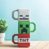 image:imageZak Designs Minecraft Mug Unique 3D Sculpted Ceramic Coffee Cup 3 Piece Set Collectible Keepsake Square Coffee Mugs 21oz Creeper amp Skeleton amp TNT