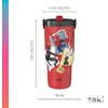 image:imageZak Designs Sanrio Siply Sutton Tumbler For School or Travel 20oz Durable Stainless Steel Water Bottle With Handle and LeakProof FlipUp Straw BPA Free Hello KittySpiderman