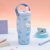 image:imageZak Designs Sanrio Siply Sutton Tumbler For School or Travel 20oz Durable Stainless Steel Water Bottle With Handle and LeakProof FlipUp Straw BPA Free Hello KittyHello Kitty