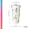 image:imageZak Designs Sanrio Siply Sutton Tumbler For School or Travel 20oz Durable Stainless Steel Water Bottle With Handle and LeakProof FlipUp Straw BPA Free Hello KittyPrincess