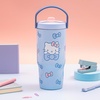 image:imageZak Designs Sanrio Siply Sutton Tumbler For School or Travel 20oz Durable Stainless Steel Water Bottle With Handle and LeakProof FlipUp Straw BPA Free Hello KittyHello Kitty