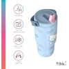image:imageZak Designs Sanrio Siply Sutton Tumbler For School or Travel 20oz Durable Stainless Steel Water Bottle With Handle and LeakProof FlipUp Straw BPA Free Hello KittyHello Kitty