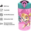 image:imageZak Designs Sesame Street Sage Kids Water Bottle For School or Travel 16oz Durable Plastic Water Bottle With Straw Handle and LeakProof PopUp Spout Cover 2Pack Set Elmo amp FriendsPaw Patrol Skye Bottle 2pk