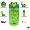 image:imageZak Designs Sesame Street Sage Kids Water Bottle For School or Travel 16oz Durable Plastic Water Bottle With Straw Handle and LeakProof PopUp Spout Cover 2Pack Set Elmo amp FriendsTeenage Mutant Ninja Turtles