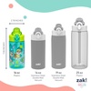 image:imageZak Designs Sesame Street Sage Kids Water Bottle For School or Travel 16oz Durable Plastic Water Bottle With Straw Handle and LeakProof PopUp Spout Cover 2Pack Set Elmo amp FriendsPAW Patrol Chase  Friends