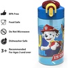 image:imageZak Designs Sesame Street Sage Kids Water Bottle For School or Travel 16oz Durable Plastic Water Bottle With Straw Handle and LeakProof PopUp Spout Cover 2Pack Set Elmo amp FriendsPaw Patrol Marshall Bottle 2pk