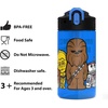 image:imageZak Designs Sesame Street Sage Kids Water Bottle For School or Travel 16oz Durable Plastic Water Bottle With Straw Handle and LeakProof PopUp Spout Cover 2Pack Set Elmo amp FriendsDarth Vader Bottle 2pk