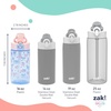 image:imageZak Designs Sesame Street Sage Kids Water Bottle For School or Travel 16oz Durable Plastic Water Bottle With Straw Handle and LeakProof PopUp Spout Cover 2Pack Set Elmo amp FriendsBerry and Bows