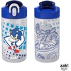 image:imageZak Designs Sesame Street Sage Kids Water Bottle For School or Travel 16oz Durable Plastic Water Bottle With Straw Handle and LeakProof PopUp Spout Cover 2Pack Set Elmo amp FriendsSonic  Tails