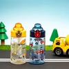 image:imageZak Designs Sesame Street Sage Kids Water Bottle For School or Travel 16oz Durable Plastic Water Bottle With Straw Handle and LeakProof PopUp Spout Cover 2Pack Set Elmo amp FriendsConstruction and Rescue