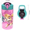 image:imageZak Designs Sesame Street Sage Kids Water Bottle For School or Travel 16oz Durable Plastic Water Bottle With Straw Handle and LeakProof PopUp Spout Cover 2Pack Set Elmo amp FriendsPaw Patrol Skye Bottle 2pk