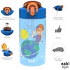 image:imageZak Designs Sesame Street Sage Kids Water Bottle For School or Travel 16oz Durable Plastic Water Bottle With Straw Handle and LeakProof PopUp Spout Cover 2Pack Set Elmo amp FriendsBlippi 2pk