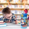 image:imageZak Designs Sesame Street Sage Kids Water Bottle For School or Travel 16oz Durable Plastic Water Bottle With Straw Handle and LeakProof PopUp Spout Cover 2Pack Set Elmo amp FriendsPaw Patrol Marshall Bottle 2pk