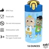 image:imageZak Designs Sesame Street Sage Kids Water Bottle For School or Travel 16oz Durable Plastic Water Bottle With Straw Handle and LeakProof PopUp Spout Cover 2Pack Set Elmo amp FriendsCoComelon 2pk
