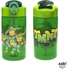 image:imageZak Designs Sesame Street Sage Kids Water Bottle For School or Travel 16oz Durable Plastic Water Bottle With Straw Handle and LeakProof PopUp Spout Cover 2Pack Set Elmo amp FriendsTeenage Mutant Ninja Turtles