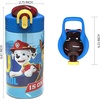 image:imageZak Designs Sesame Street Sage Kids Water Bottle For School or Travel 16oz Durable Plastic Water Bottle With Straw Handle and LeakProof PopUp Spout Cover 2Pack Set Elmo amp FriendsPaw Patrol Marshall Bottle 2pk