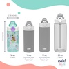 image:imageZak Designs Sesame Street Sage Kids Water Bottle For School or Travel 16oz Durable Plastic Water Bottle With Straw Handle and LeakProof PopUp Spout Cover 2Pack Set Elmo amp FriendsDisney Princess Ariel  Cinderella  Jasmine  Moana  Rapunzel  Tiana