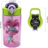 image:imageZak Designs Sesame Street Sage Kids Water Bottle For School or Travel 16oz Durable Plastic Water Bottle With Straw Handle and LeakProof PopUp Spout Cover 2Pack Set Elmo amp FriendsTrolls 2 Bottle 2pk