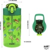 image:imageZak Designs Sesame Street Sage Kids Water Bottle For School or Travel 16oz Durable Plastic Water Bottle With Straw Handle and LeakProof PopUp Spout Cover 2Pack Set Elmo amp FriendsTeenage Mutant Ninja Turtles