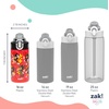 image:imageZak Designs Sesame Street Sage Kids Water Bottle For School or Travel 16oz Durable Plastic Water Bottle With Straw Handle and LeakProof PopUp Spout Cover 2Pack Set Elmo amp FriendsSonic  Shadow