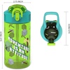 image:imageZak Designs Sesame Street Sage Kids Water Bottle For School or Travel 16oz Durable Plastic Water Bottle With Straw Handle and LeakProof PopUp Spout Cover 2Pack Set Elmo amp FriendsMinecraft Bottle 2pk