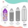 image:imageZak Designs Sesame Street Sage Kids Water Bottle For School or Travel 16oz Durable Plastic Water Bottle With Straw Handle and LeakProof PopUp Spout Cover 2Pack Set Elmo amp FriendsPAW Patrol Skye  Friends