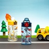 image:imageZak Designs Sesame Street Sage Kids Water Bottle For School or Travel 16oz Durable Plastic Water Bottle With Straw Handle and LeakProof PopUp Spout Cover 2Pack Set Elmo amp FriendsConstruction and Rescue