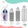 image:imageZak Designs Sesame Street Sage Kids Water Bottle For School or Travel 16oz Durable Plastic Water Bottle With Straw Handle and LeakProof PopUp Spout Cover 2Pack Set Elmo amp FriendsDisney Frozen Anna  Elsa