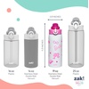 image:imageZak Designs Star Wars The Mandalorian Sage Kids Water Bottle For School or Travel 19oz Stainless Steel Water Bottle With Straw Handle and LeakProof PopUp Spout Cover Grogu Din DjarinBarbie Sage