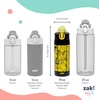 image:imageZak Designs Star Wars The Mandalorian Sage Kids Water Bottle For School or Travel 19oz Stainless Steel Water Bottle With Straw Handle and LeakProof PopUp Spout Cover Grogu Din DjarinJonesy  Renegade Raider  Doggo