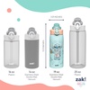 image:imageZak Designs Star Wars The Mandalorian Sage Kids Water Bottle For School or Travel 19oz Stainless Steel Water Bottle With Straw Handle and LeakProof PopUp Spout Cover Grogu Din DjarinStitch Sage