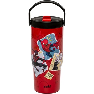 image:imageZak Designs Sanrio Siply Sutton Tumbler For School or Travel 20oz Durable Stainless Steel Water Bottle With Handle and LeakProof FlipUp Straw BPA Free Hello KittySpiderman