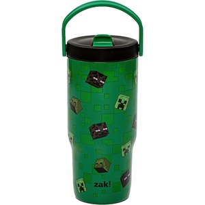 image:imageZak Designs Sanrio Siply Sutton Tumbler For School or Travel 20oz Durable Stainless Steel Water Bottle With Handle and LeakProof FlipUp Straw BPA Free Hello KittyMinecraft