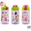 image:imageZak Designs Marvel Sage Kids Water Bottle For School or Travel 16oz Durable Plastic Water Bottle With Straw Handle and LeakProof PopUp Spout Cover SpiderManPeppa Pig