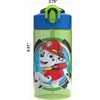 image:imageZak Designs Marvel Sage Kids Water Bottle For School or Travel 16oz Durable Plastic Water Bottle With Straw Handle and LeakProof PopUp Spout Cover SpiderManPaw Patrol
