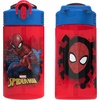 image:imageZak Designs Marvel Sage Kids Water Bottle For School or Travel 16oz Durable Plastic Water Bottle With Straw Handle and LeakProof PopUp Spout Cover SpiderManSpiderman