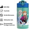 image:imageZak Designs Marvel Sage Kids Water Bottle For School or Travel 16oz Durable Plastic Water Bottle With Straw Handle and LeakProof PopUp Spout Cover SpiderManElsa  Anna